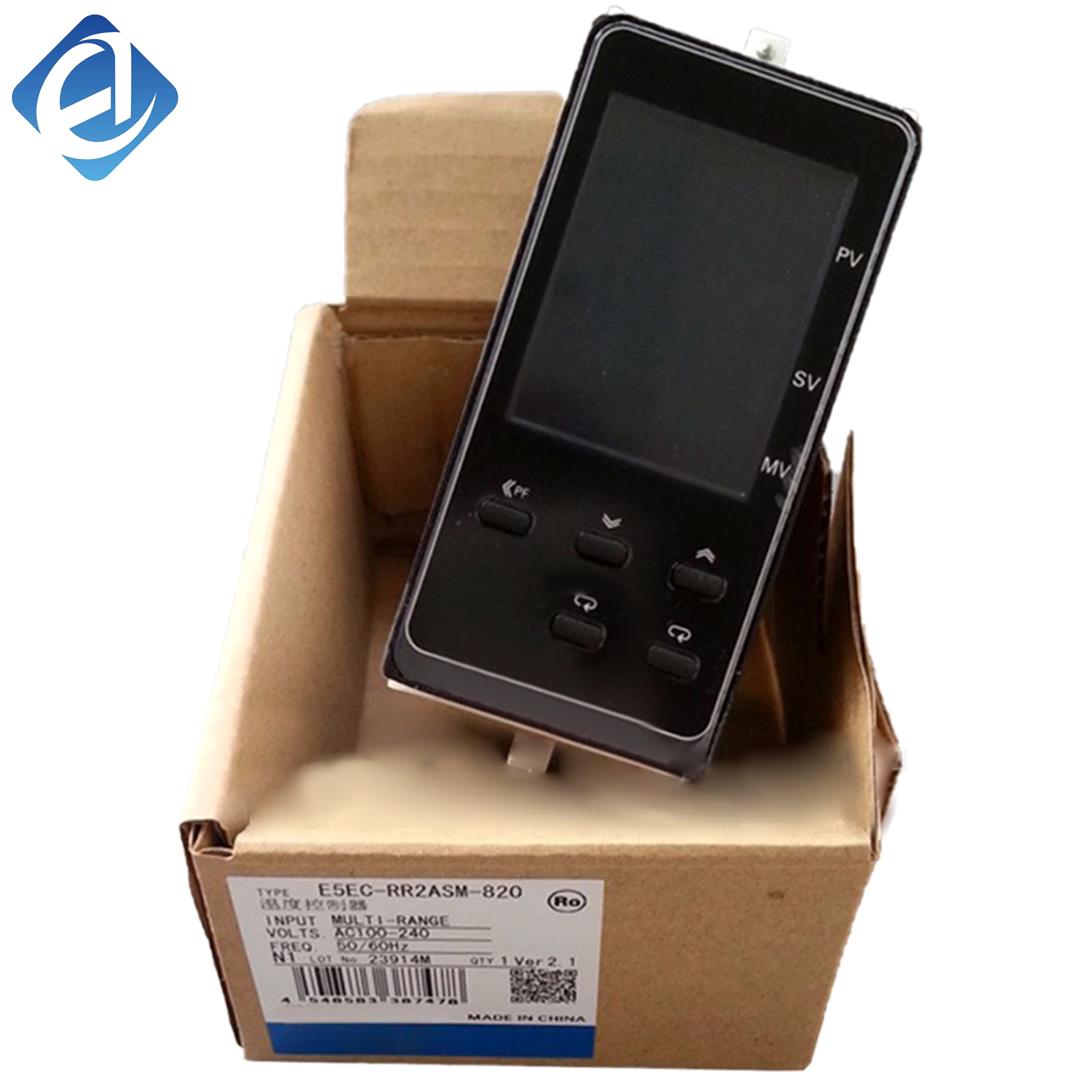 New Original E5EC-RR2ASM-820 Omron E5EC series digital temperature controller, applied for high-precision PID constant temperature control in industrial ovens, heating furnaces and packaging machinery.