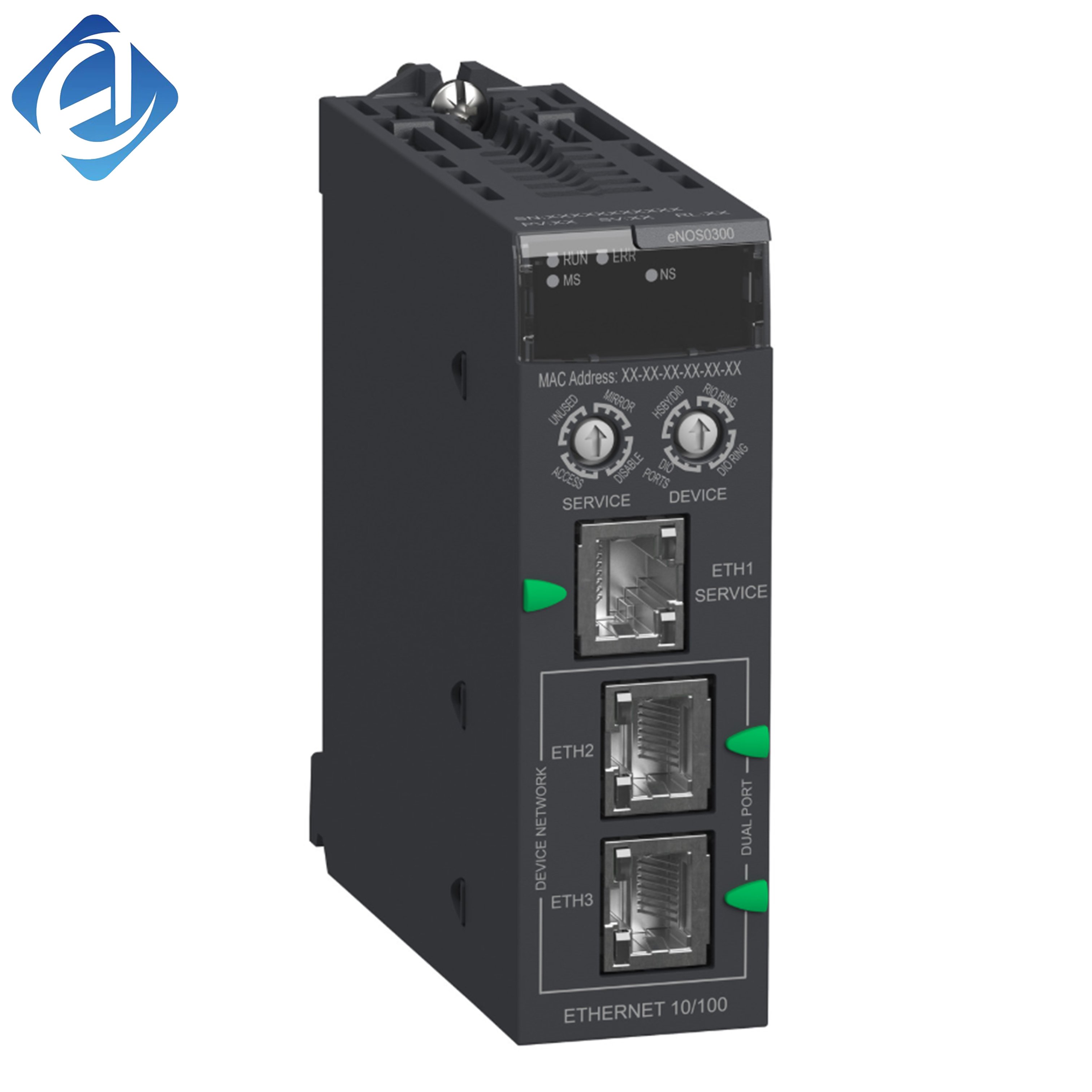 New Original BMENOS0300 Modicon M580 Ethernet network module. Efficient industrial bus communication, stable data exchange, convenient system networking, strong anti-interference performance, applied to large-scale automatic control