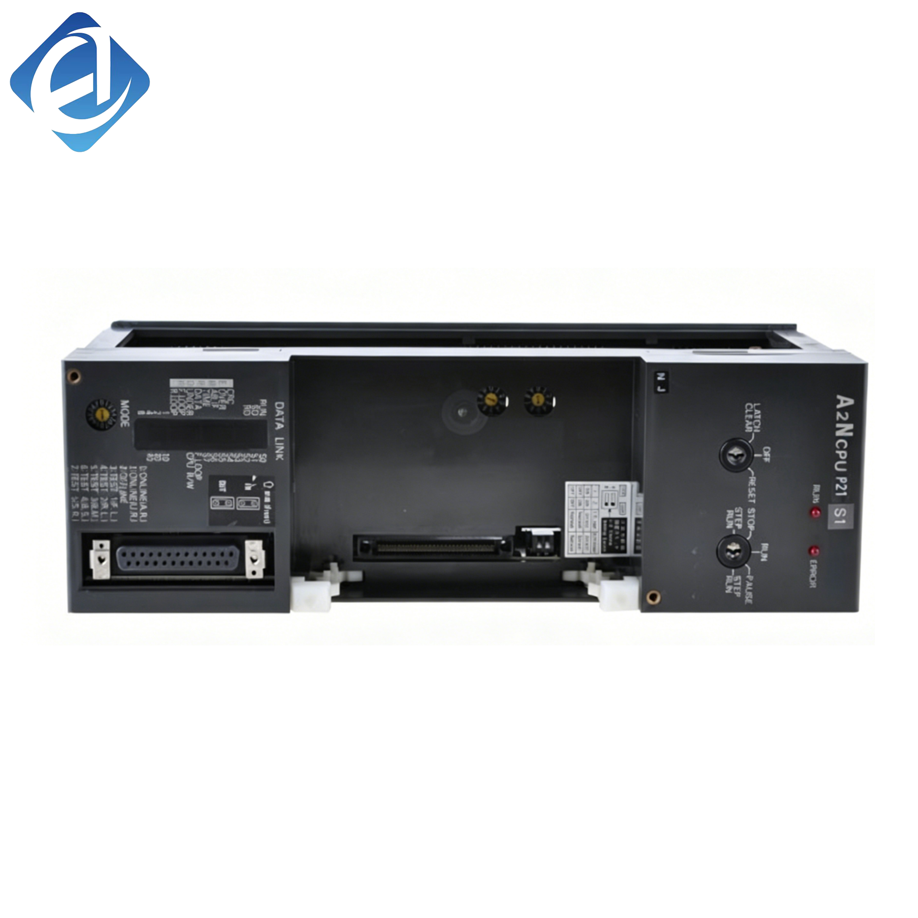 New Original A2NCPUP21-S1 Mitsubishi A2N series CPU module, stable processing performance and reliable program operation, widely used in traditional industrial PLC control systems for logic control and data processing.