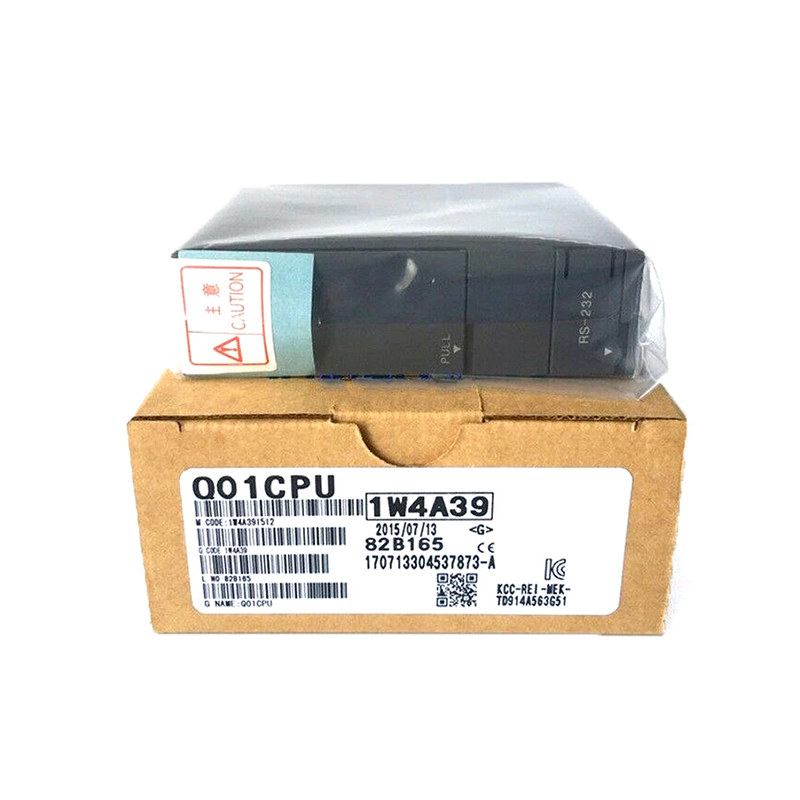 New Original Q01CPU Q series CPU module. Compact and high-efficiency main controller, ensures stable operation for general industrial PLC automation and basic equipment control systems.