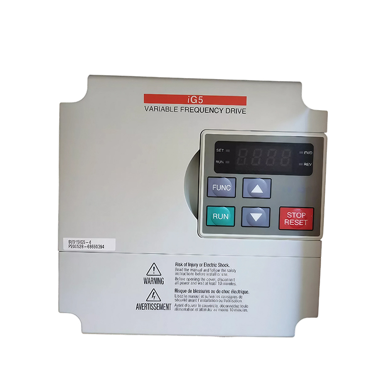 New Original SV015IG5-4 IG5 series 1.5kW three-phase compact inverter. Adopts V/F control mode with complete overcurrent, overvoltage and overload protection. It features compact design, stable operation and simple parameter configuration.