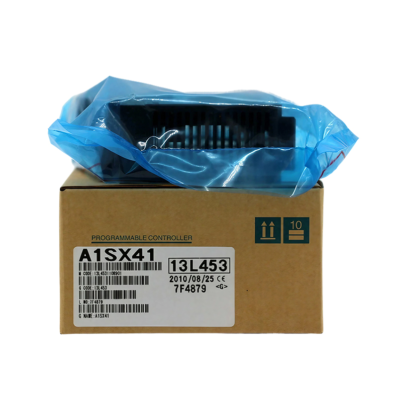 New Original A1SX41  Mitsubishi A‑series digital input module, high‑speed signal acquisition and strong anti‑interference capability, applied in industrial PLC systems for digital signal input and status monitoring.