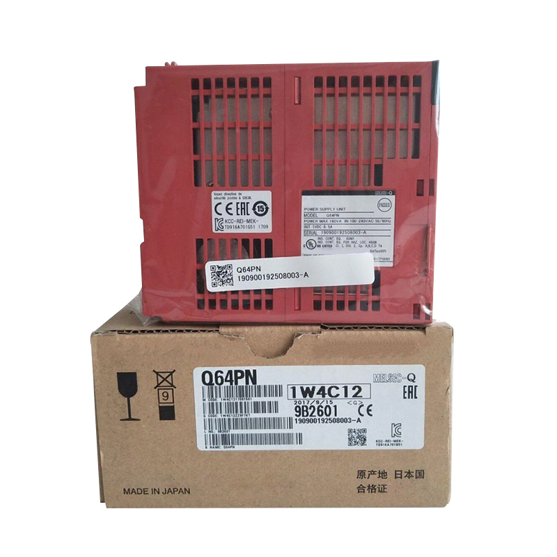 New Original Q64PN Q series power supply module. Provides steady power supply. Reliable performance to support normal operation of PLC and related modules.