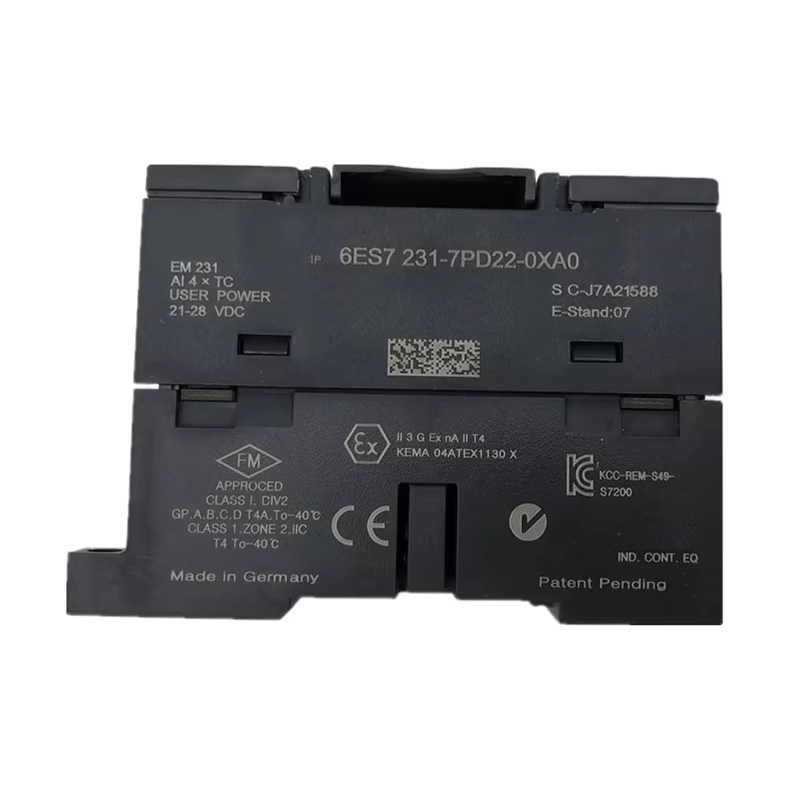 New Original 6ES7 231-7PD22-0XA0 6ES7231-7PD22-0XA0 S7-200 analog input module. Collects temperature and pressure analog signals accurately, good anti-interference ability, simple wiring