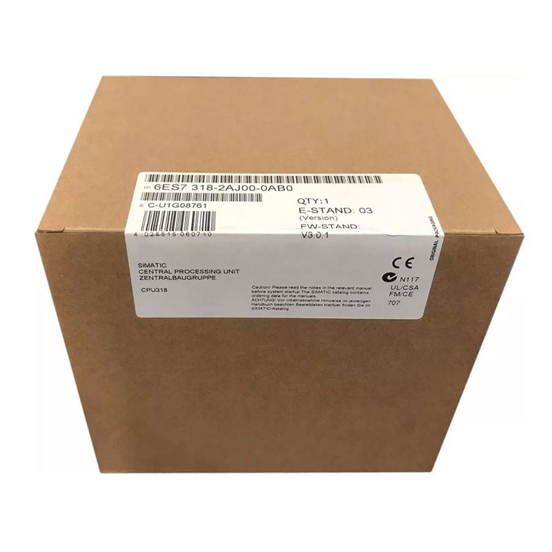 وحدة معالجة مركزية جديدة وأصلية من سلسلة S7-300 طراز 6ES7318-2AJ00-0AB0 / 6es73182aj000ab0 متوفرة في المستودع