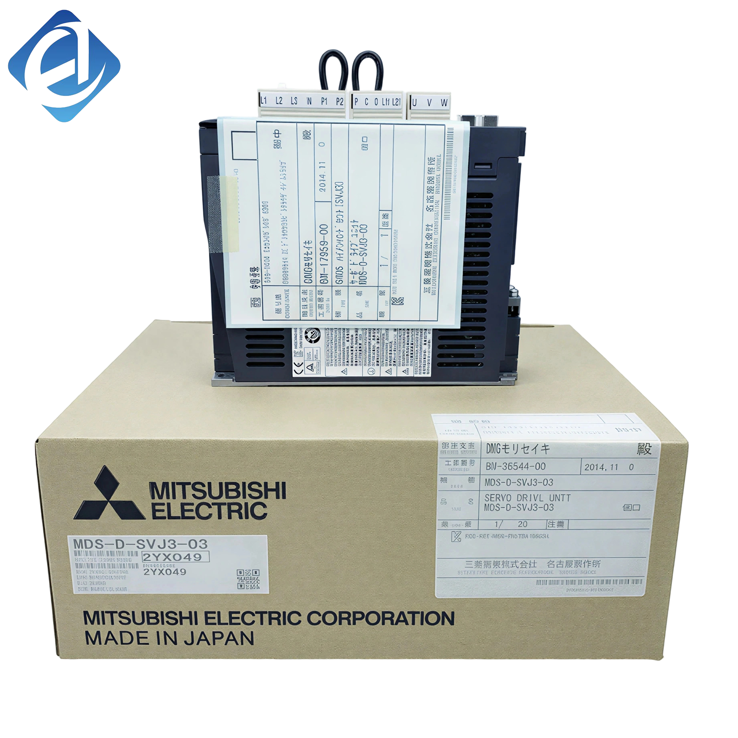 New Original MDS-D-SVJ3-03 servo drive unit. Stable performance and precise control, applied to servo drive systems of CNC machine tools and industrial automation equipment.