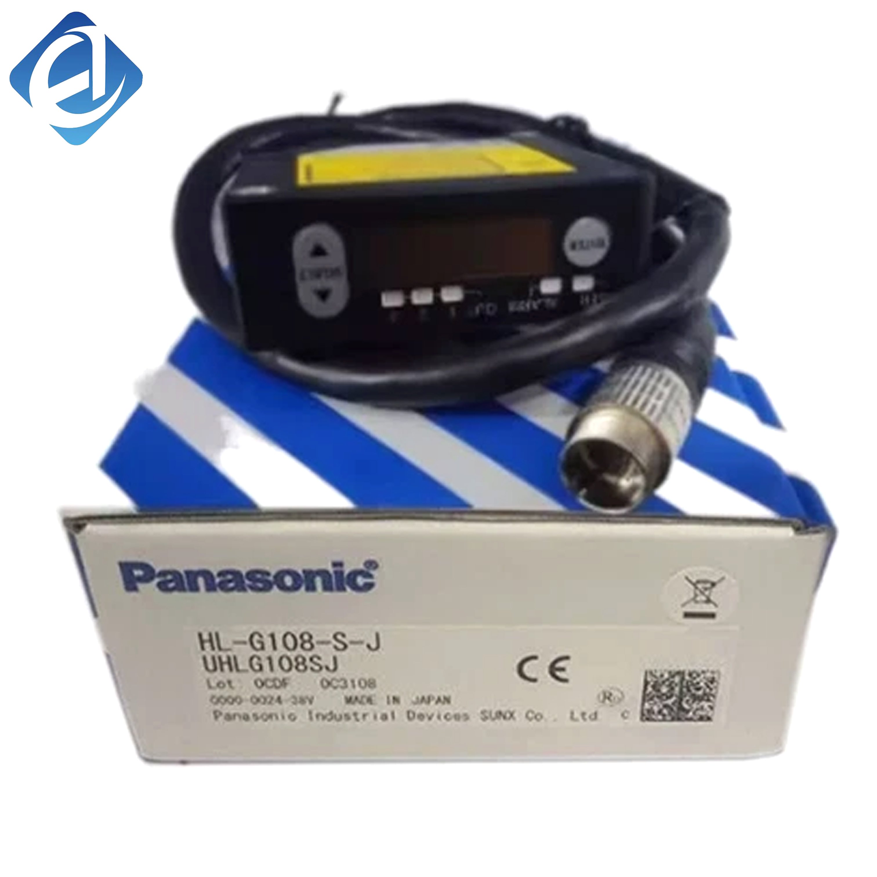 New Original HL-G108-S-J Laser Sensor, HL SeriesHigh precision sensing, fast response speed. Excellent anti-interference property. Used for position and distance detection in industrial automation production lines.
