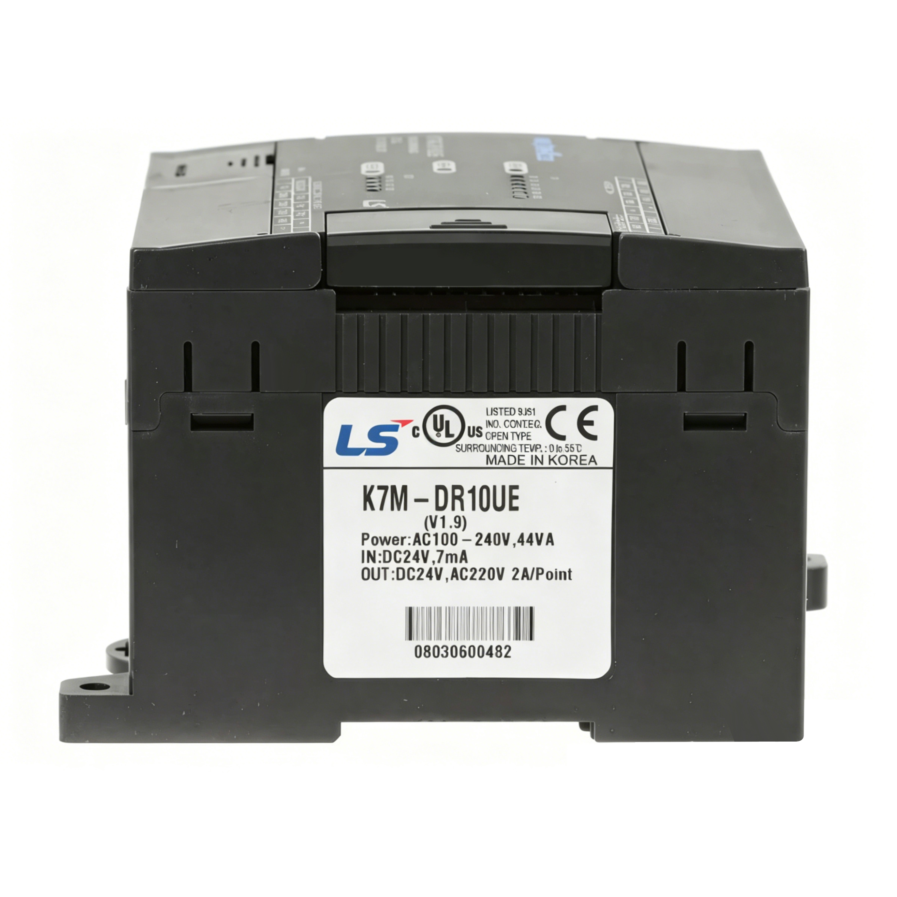 New Original K7M-DR10UE Master-K series PLC main unit with 10 I/O points and relay output. It accomplishes logic control, timing, counting and sequence operation, supports module expansion and communication. Featuring compact size
