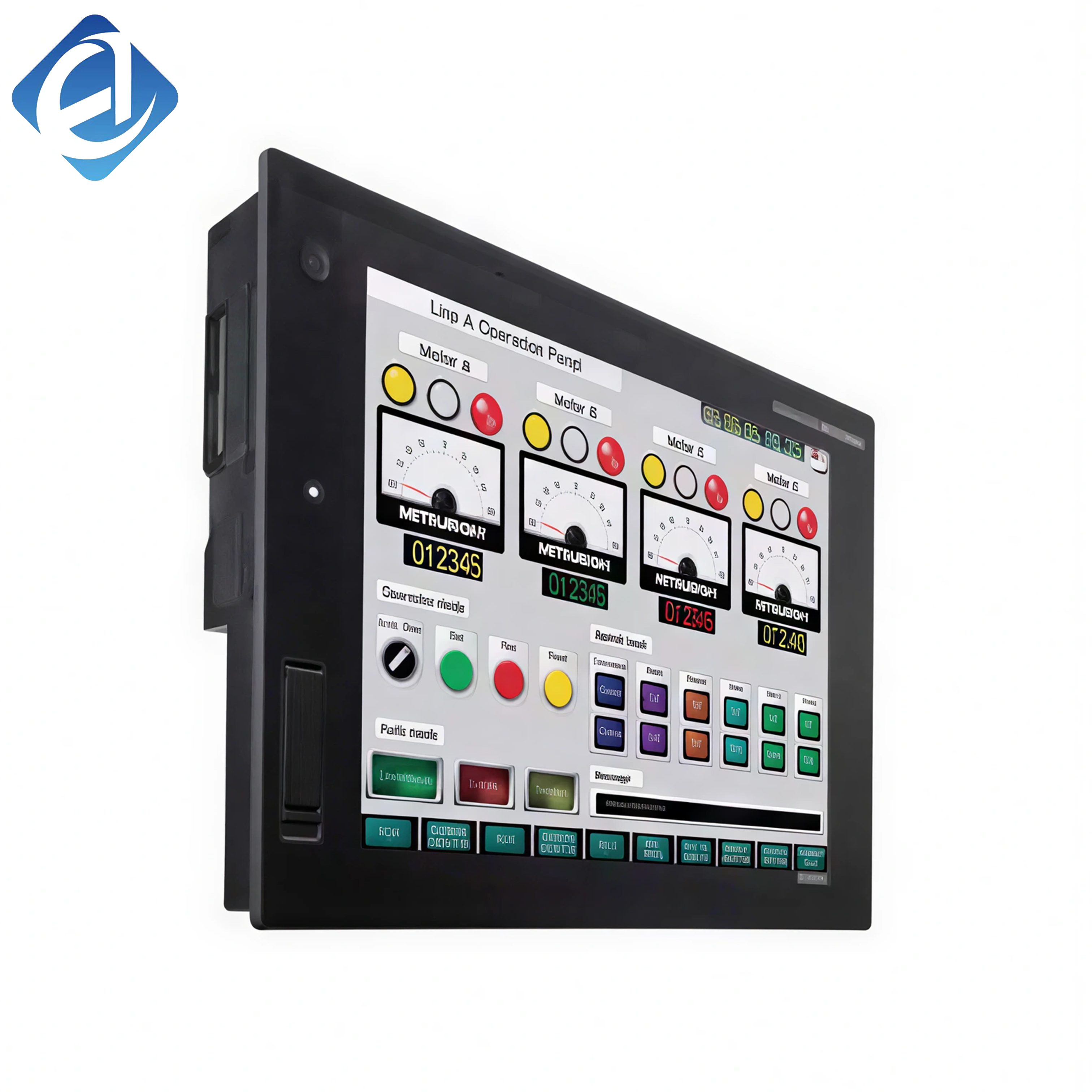 New Original GT1672-VNBD GT16 series high-performance HMI touch screen. It delivers high-definition display and powerful data processing, supporting multi-device communication linkage. With durable panel design