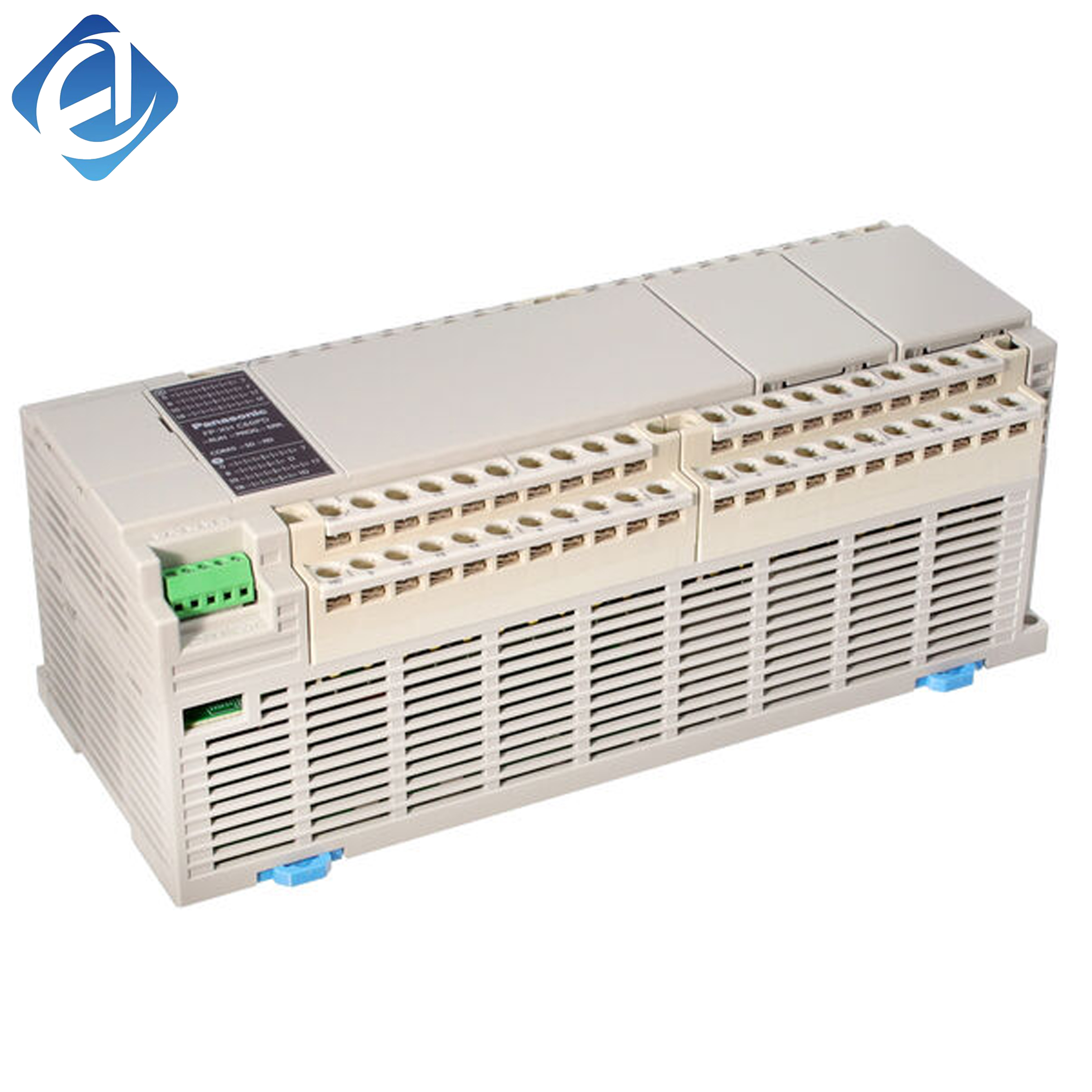 Új, eredeti FP-XHC60R PLC főegység, FP-X sorozat – ipari automatizálási gyártósorokra, csomagoló gépekre és szállítóberendezésekre való vezérlésre használható. Belső, gazdag bemenet/kimenet (I/O) pontokkal, relés kimeneti típussal, stabil működéssel és erős zavarállósággal.