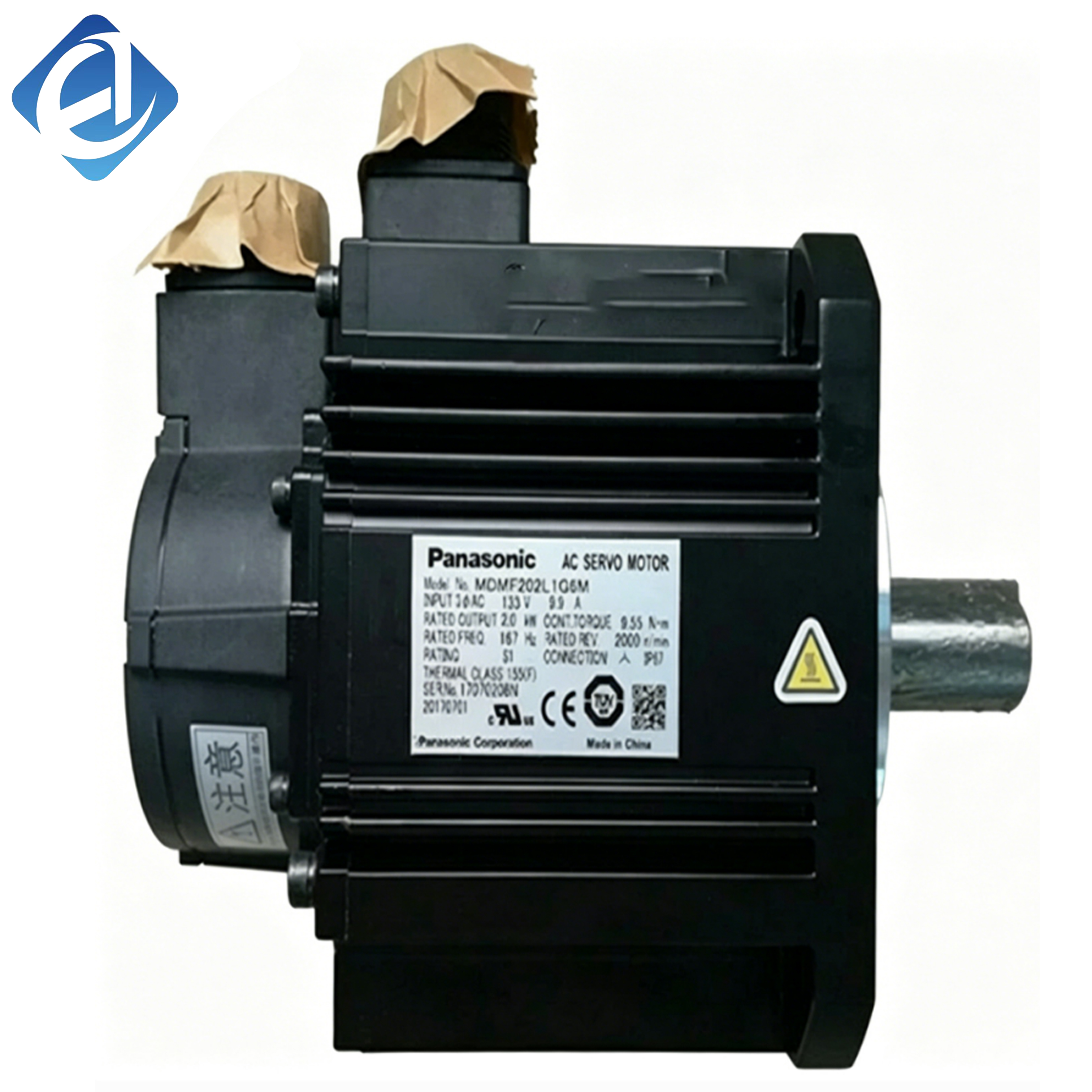New Original MDMF202L1G6M Servo Motor, MDMF SeriesHigh torque output, stable running performance. Precise speed and position control. Applied for industrial mechanical drive and automatic positioning equipment.