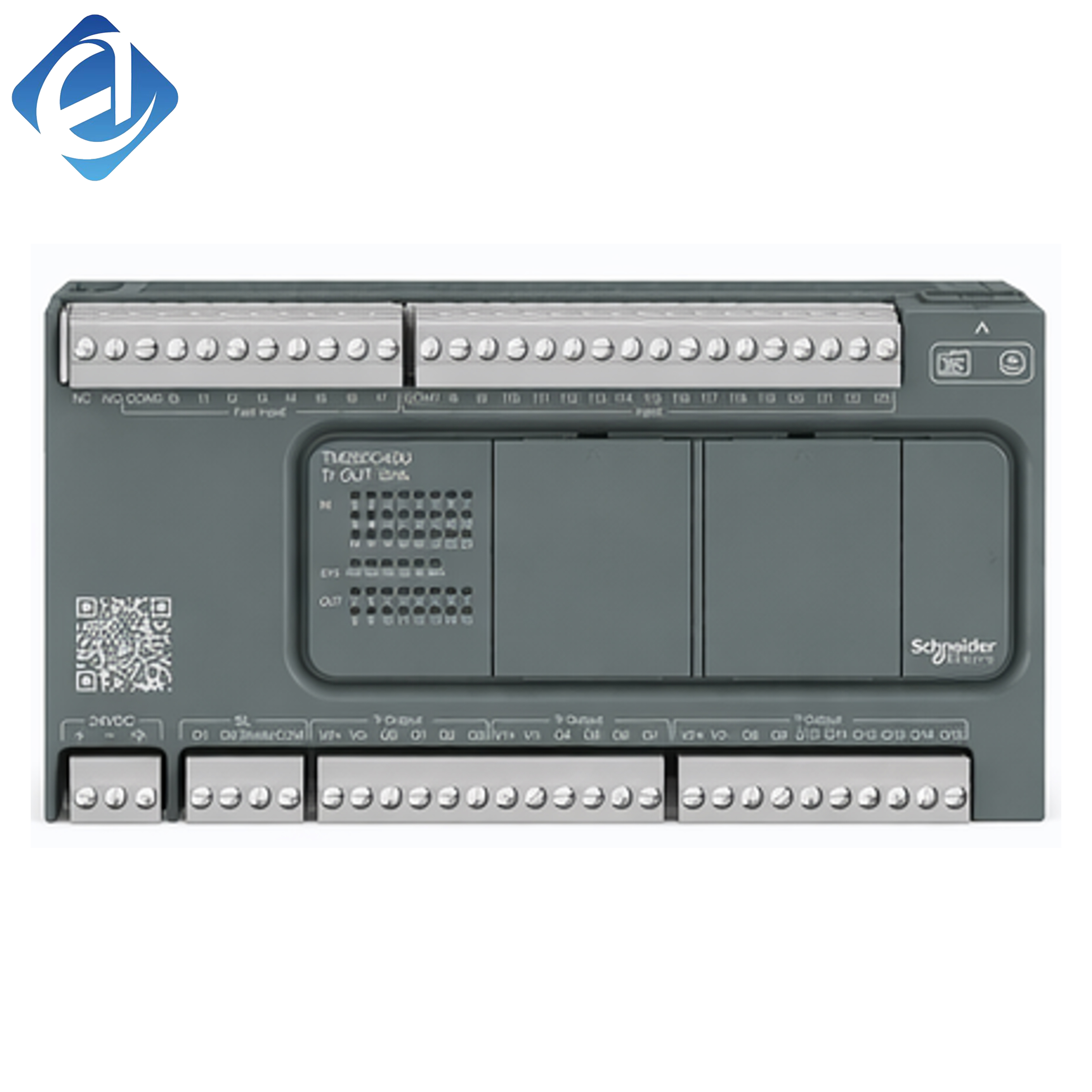 New Original TM200C40U Modicon TM200 PLC. 40-point transistor output, high-speed logic control, strong anti-interference, convenient expansion and wiring, suitable for automated assembly lines