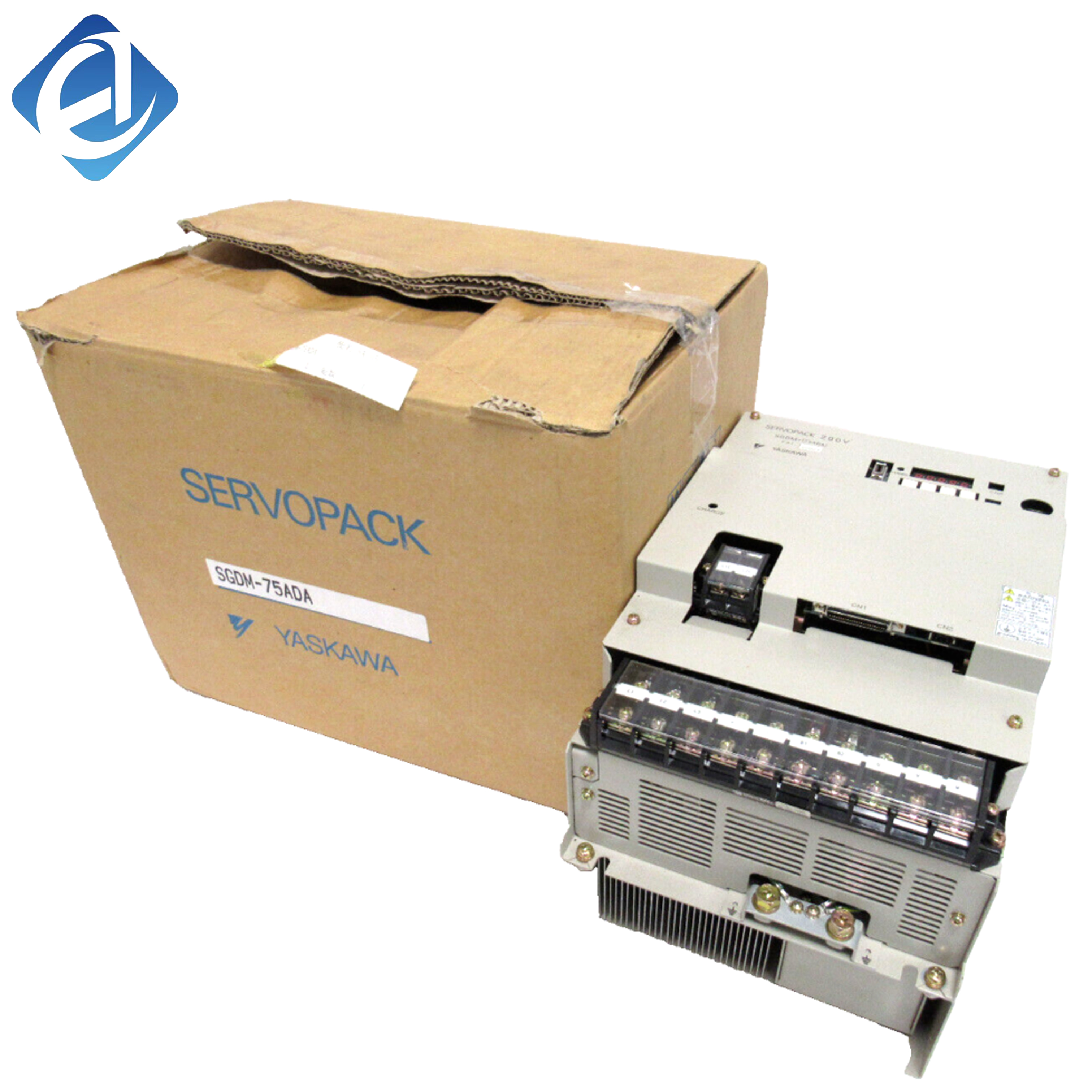 New Original SGDM-75ADA Yaskawa SGDM series servo drive, cooperates with servo motors to realize high-precision position, speed and torque control in industrial automation mechanical systems.