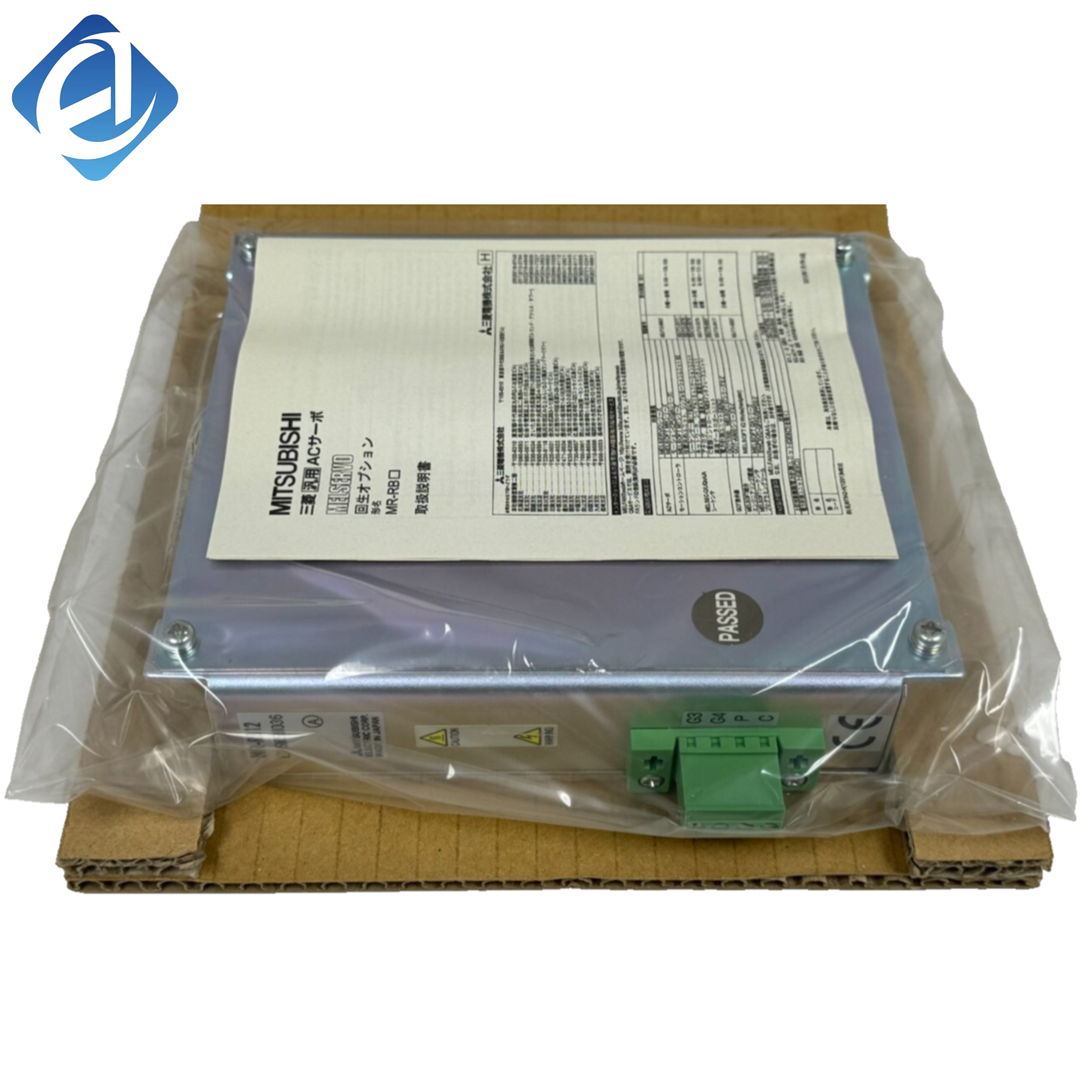 New Original MR-RB12 is a regenerative braking resistor for MELSERVO servo drive series. It absorbs regenerative energy and realizes effective braking protection for servo system. With stable heat dissipation and durable structure