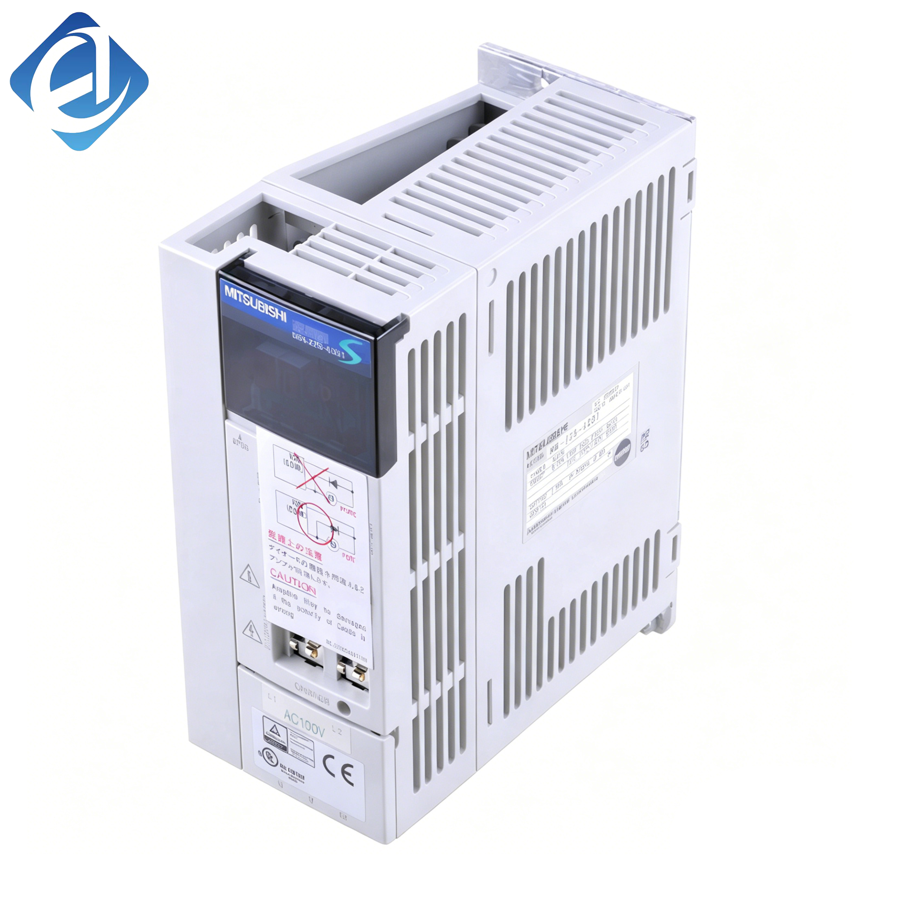 New Original MR-J2S-40B1 MR-J2S series servo drive. Compact size with stable operation, delivers accurate position and speed control for medium-sized industrial automated machinery.