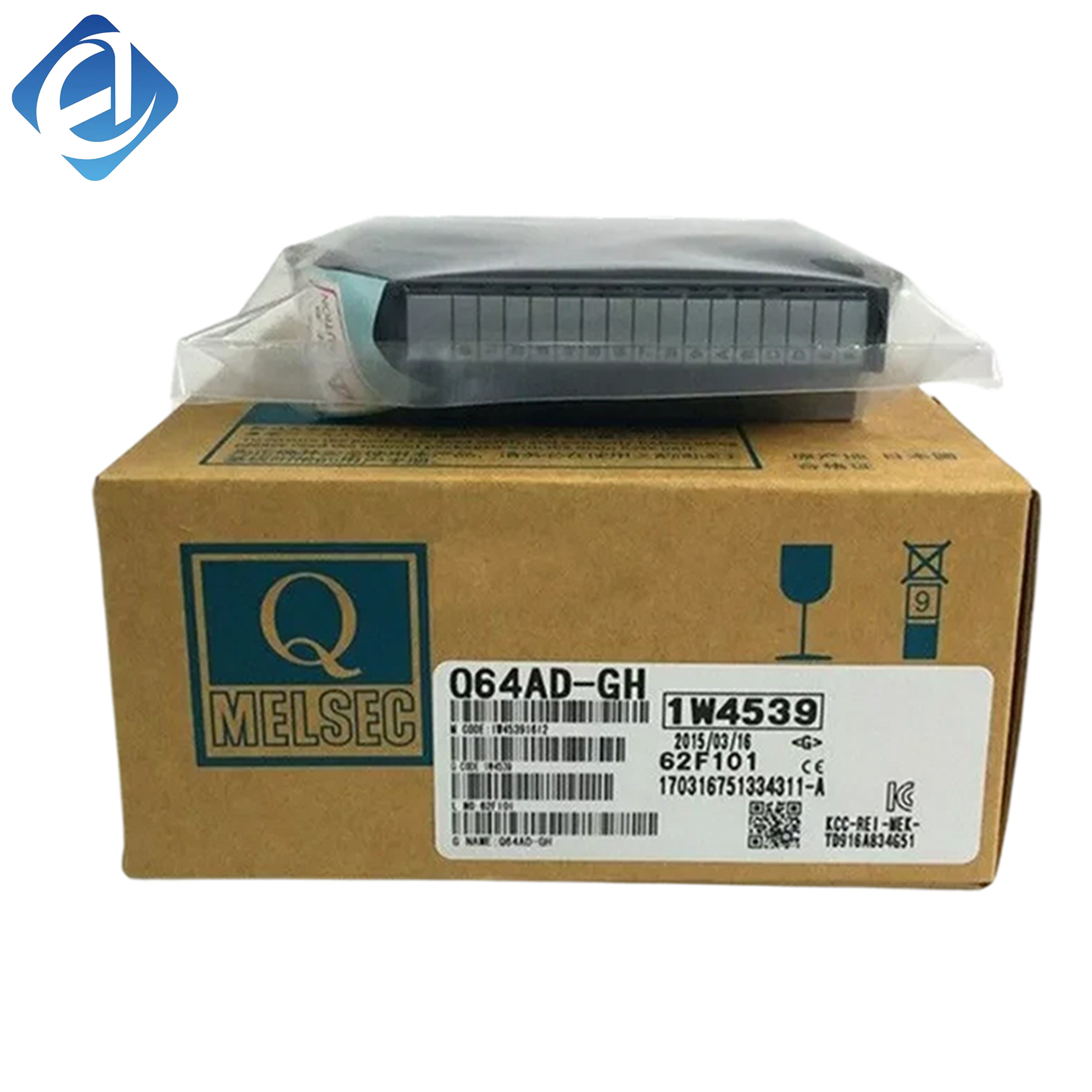 New Original Q64AD-GH MELSEC-Q series high-speed analog input module. It comes with 4 isolated channels for collecting voltage and current analog signals. Adopting high-precision conversion technology