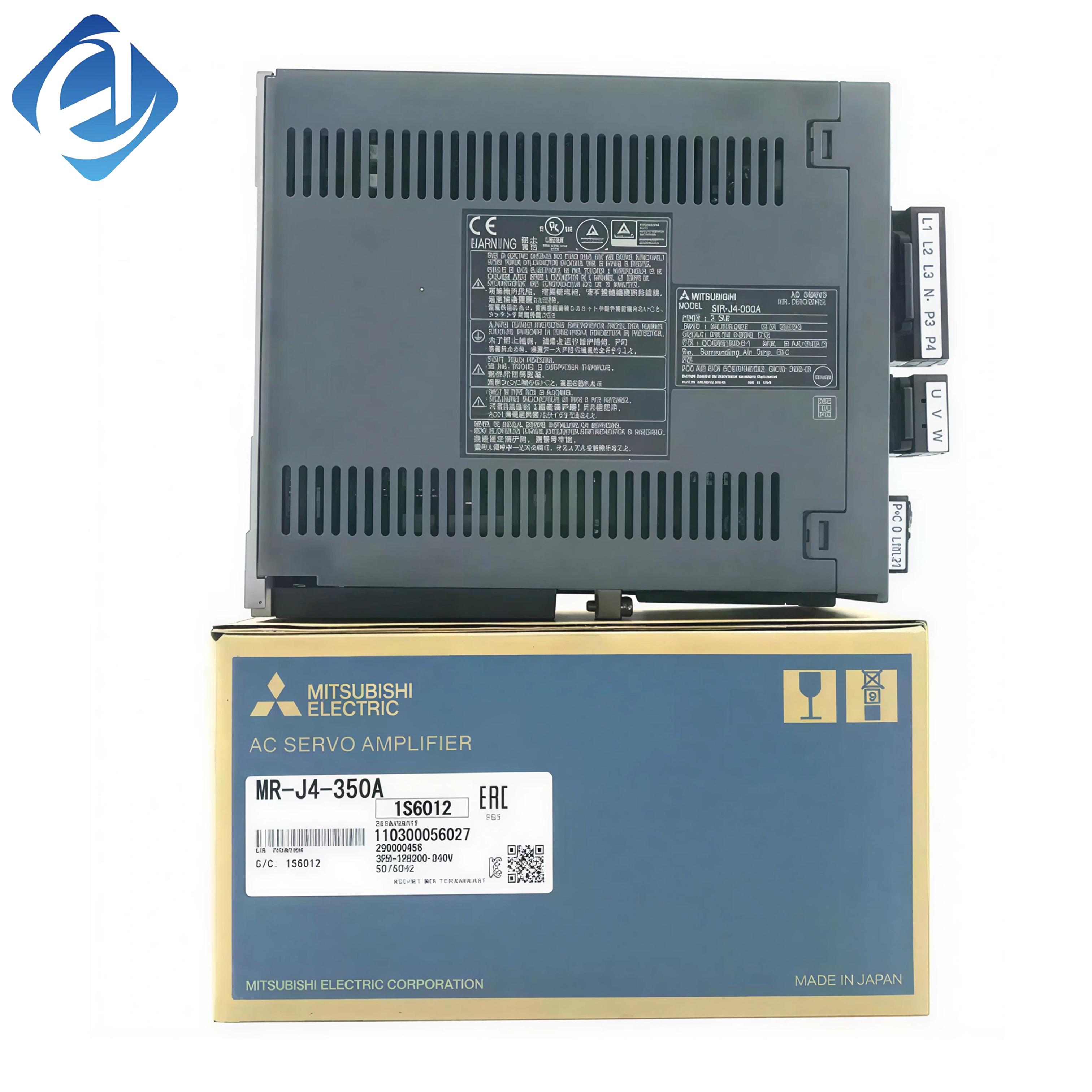 New Original MR-J4-350A MR-J4 series servo amplifier. High-performance drive unit, delivers precise speed and torque control, suitable for industrial automation, machine tools