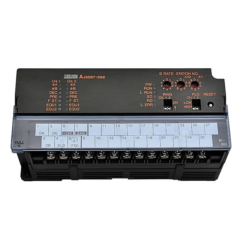 New Original AJ65BT-D62 AJ65BT series CC-Link remote I/O module. It realizes reliable digital signal input and data transmission with high anti-interference and fast response. Compact structure, easy installation 