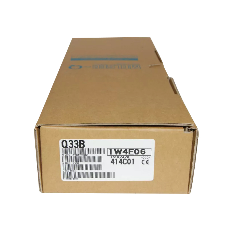 New Original Q33B MELSEC-Q series base unit. It serves as the installation rack for Q series PLC modules, ensuring stable connection 