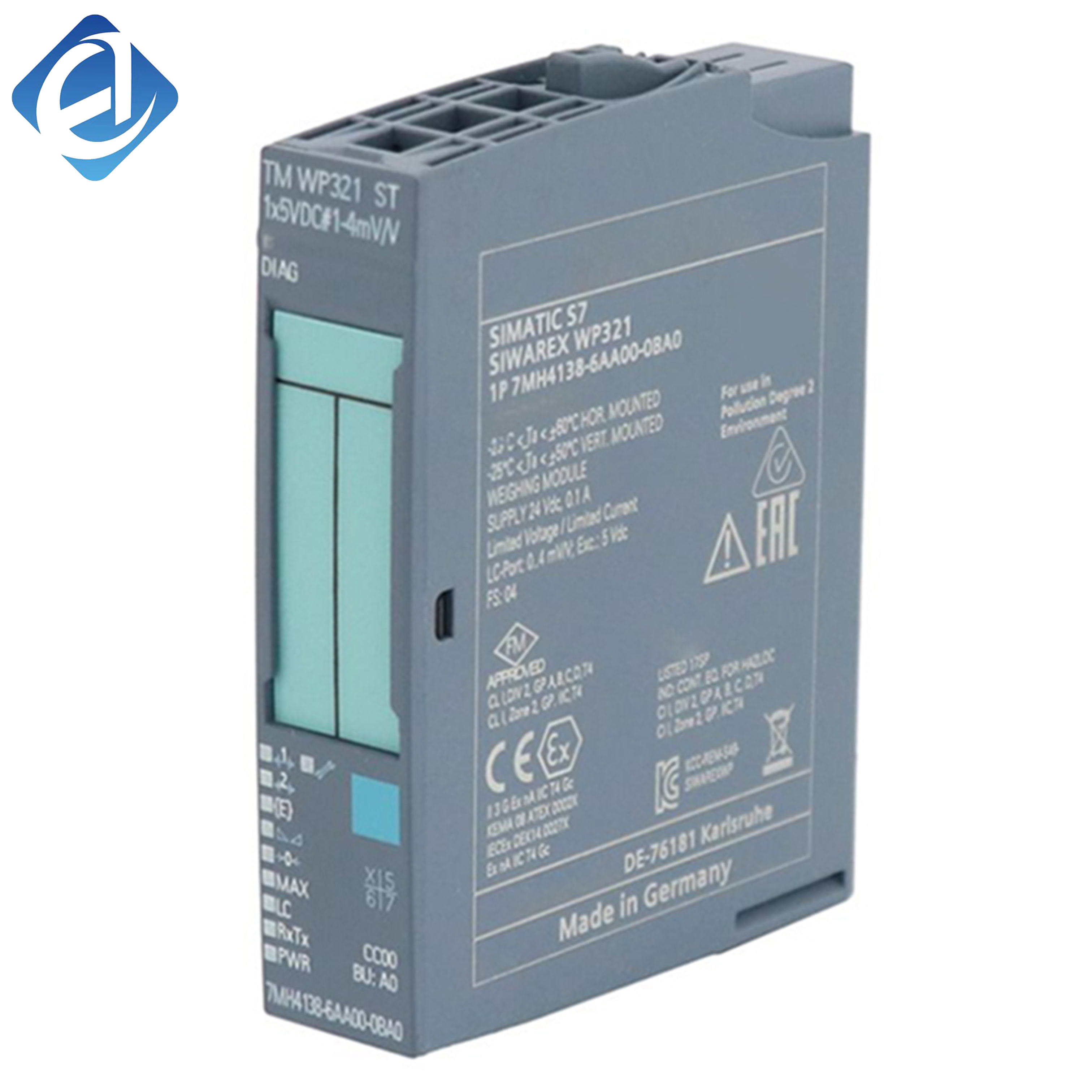 New Original 7MH4138-6AA00-0BA0 SIWAREX weighing processing module. Accurately collects weighing sensor signals, realizes stable weight calculation & calibration, supports industrial weighing monitoring