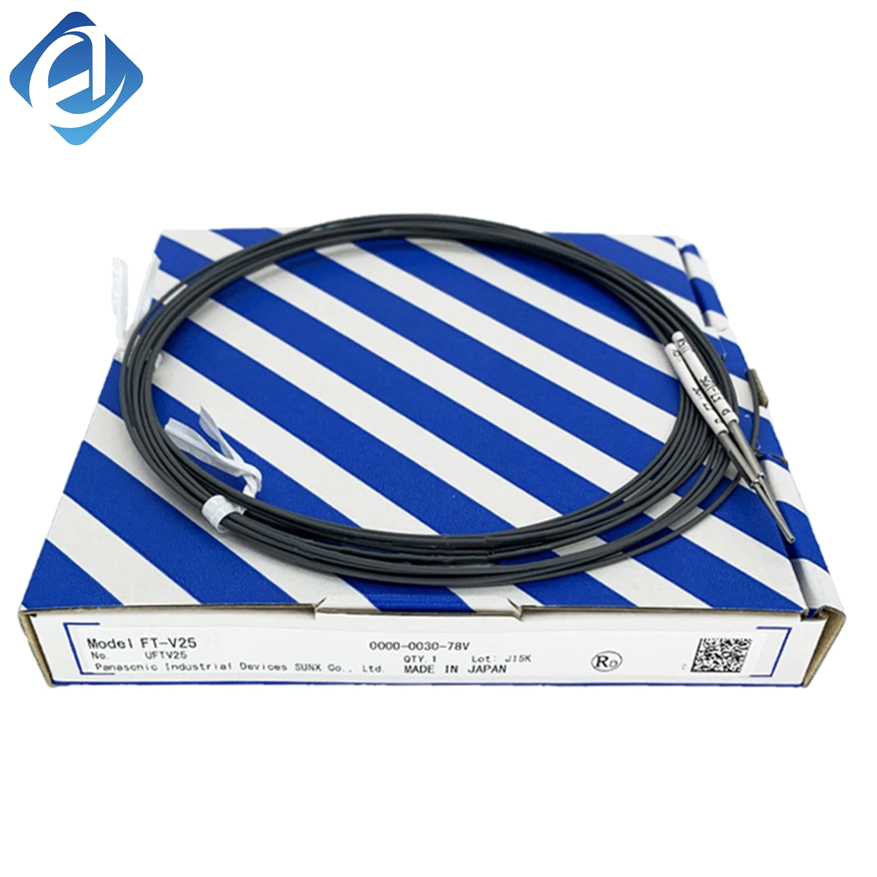 New Original FT-V25 Keyence FT series temperature sensor, applied for non-contact temperature measurement, real-time temperature monitoring and over-temperature protection in industrial automation and mechanical equipment.