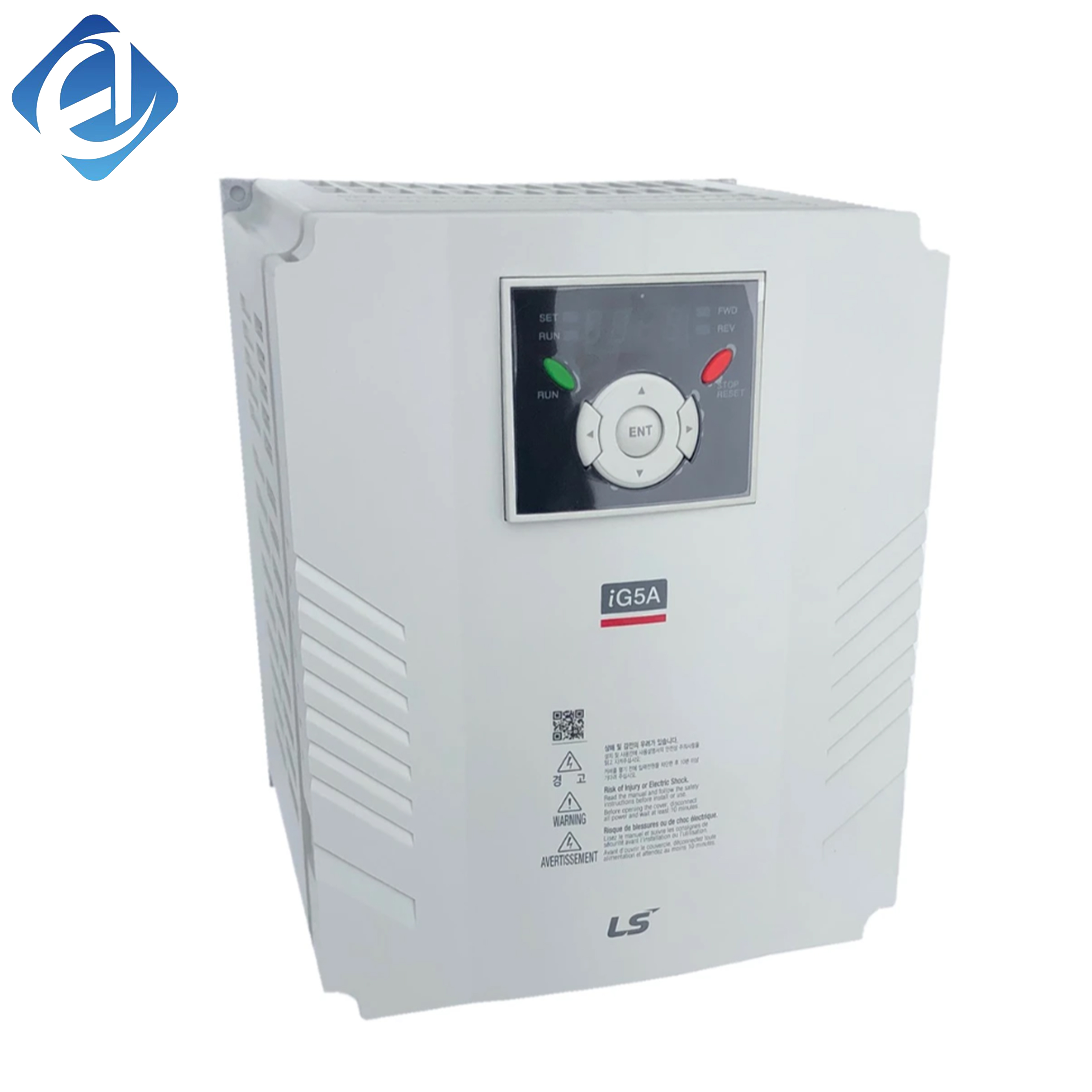 New Original SV110IG5A-4  IG5A series 11kW three-phase inverter. Adopts V/F control with comprehensive overcurrent, overvoltage and overload protection. It delivers stable torque output, compact structure and easy parameter setting. 