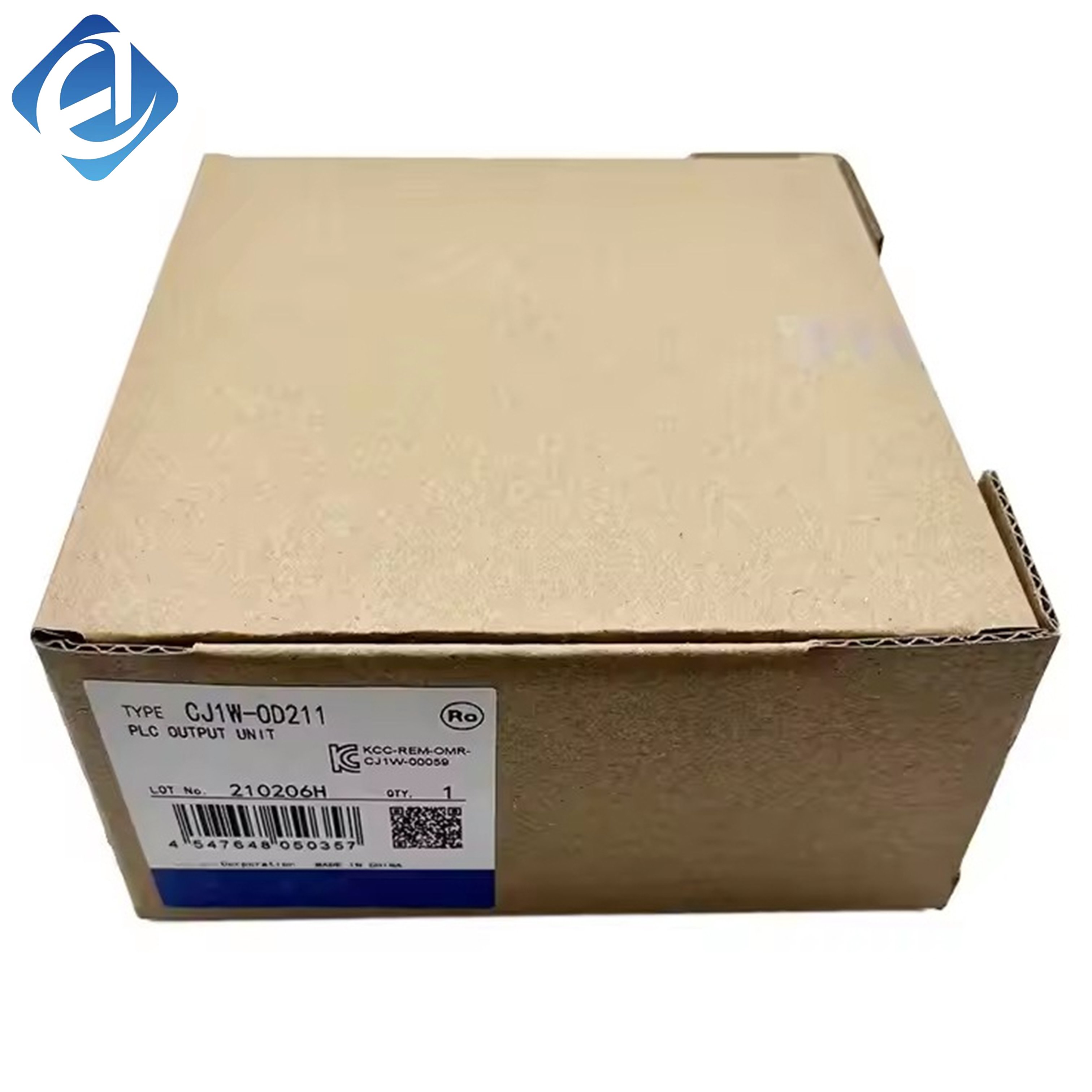 New Original Omron CJ1W-OD211 transistor output module for CJ1 PLC. It outputs control signals to drive on-site actuators. Compact, fast response and anti-interference, for industrial automation output control.