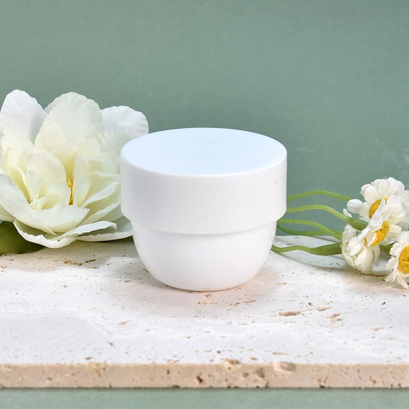 Contenitori cosmetici vuoti all'ingrosso, vasetto per crema viso da 30 ml con fondo rotondo per campioni