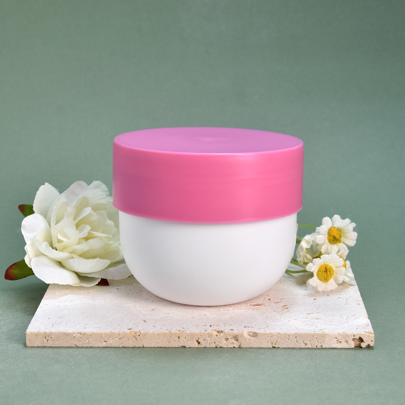 Vasi cosmetici in PP con fondo rotondo da 200 ml, vendita all’ingrosso per marchi di skincare