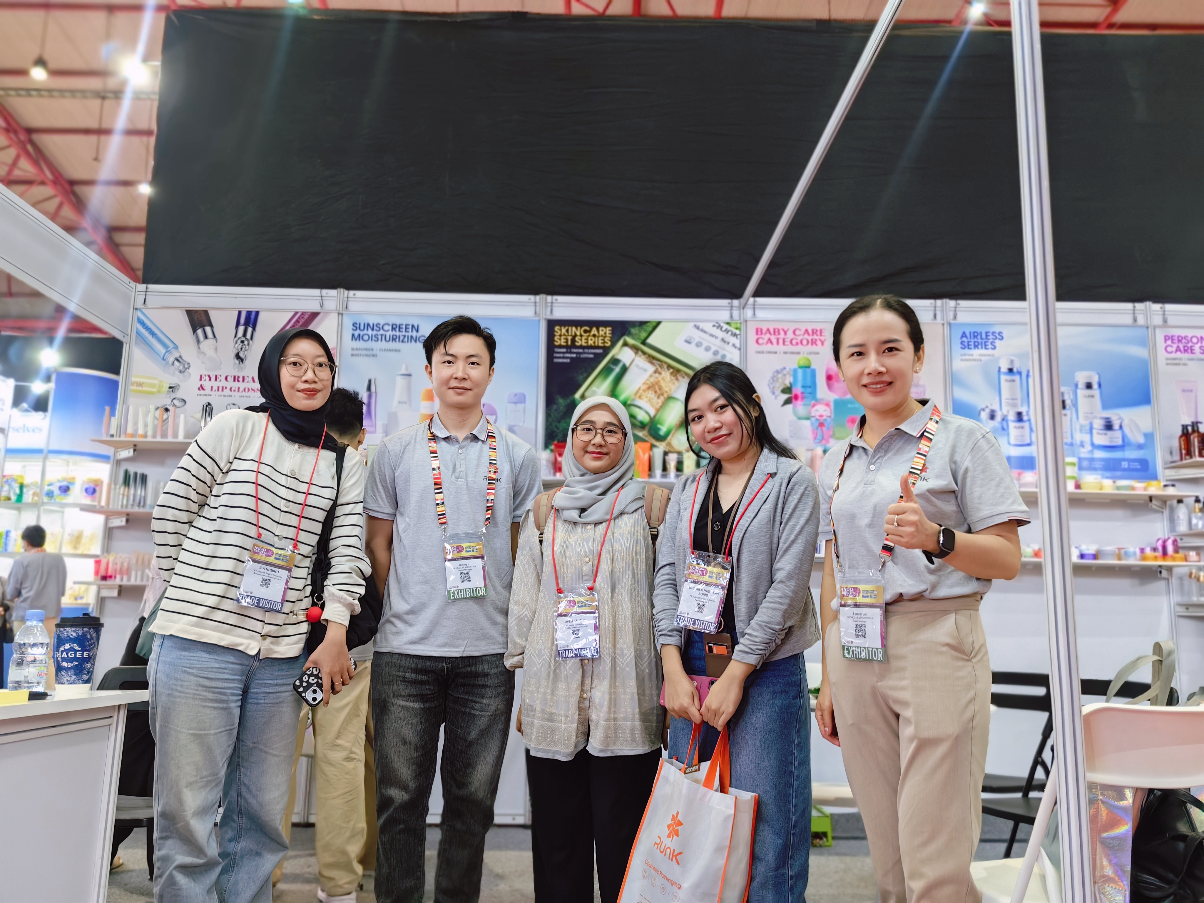 Runk Concludes Indonesia Beauty Exhibition with a Focus on Cosmetic Bottles, Jars and Innovative Packaging Solutions