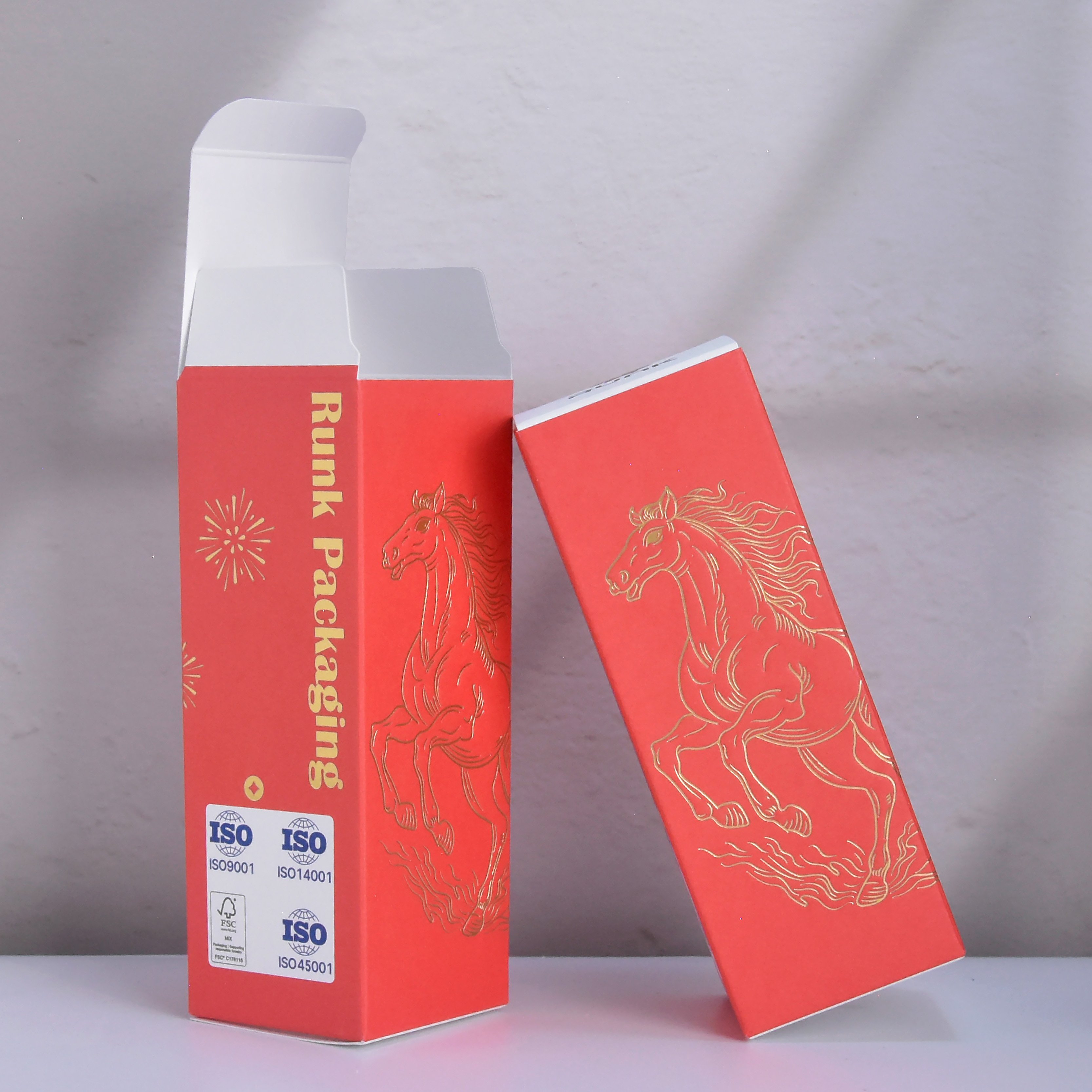 Scatole di cartone per imballaggio cosmetici con stampa a caldo personalizzata e ottimo prezzo