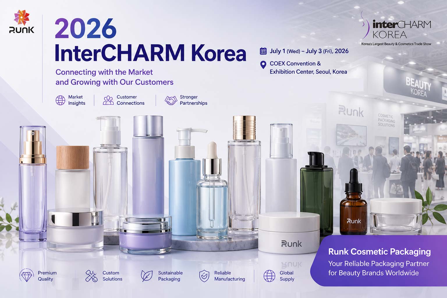 Partecipazione a InterCHARM Korea 2026 | Connettersi con il mercato e crescere insieme ai nostri clienti