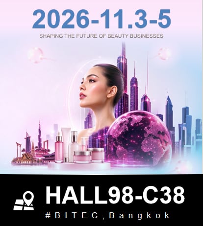Incontrate RUNK Packaging alla fiera COSMEX 2026 in Thailand dal 3 al 5 novembre!