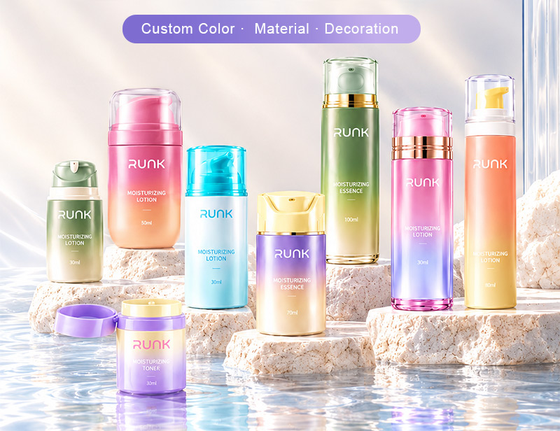 Airless Cosmetic Packaging Bottles for Skincare Products