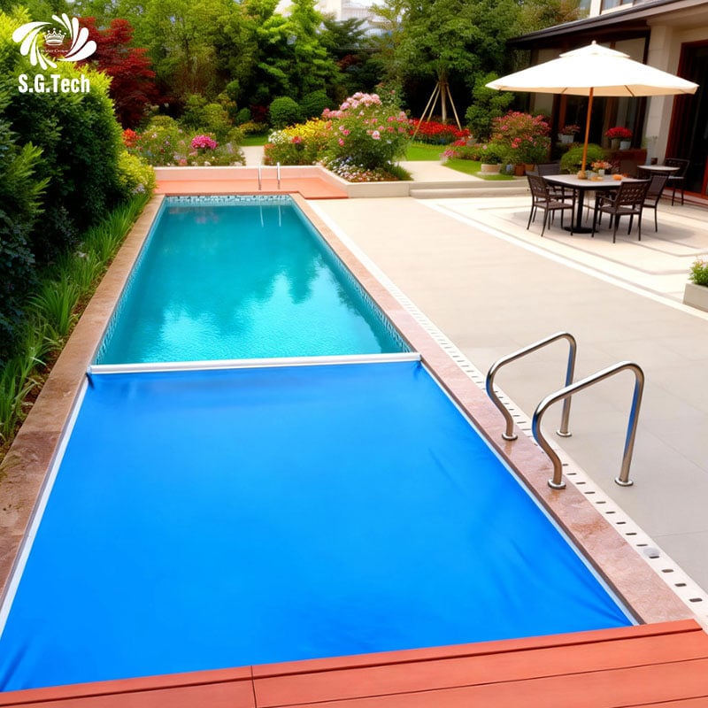 Heavy Duty Custom PVC Pool Cover Outdoor Leaf Net Tarpaulin for Waterproof Protection in Harsh Weather