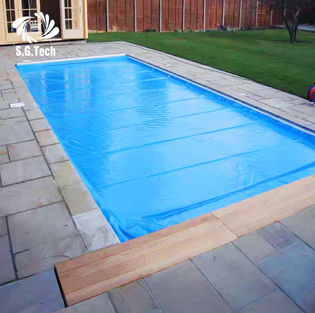 Hot Sale Water Crown Motorized Folding Swimming Pool Cover Waterproof Insulation Anti-fall Safety Pool Deck Cover For Residential Outdoor Pool