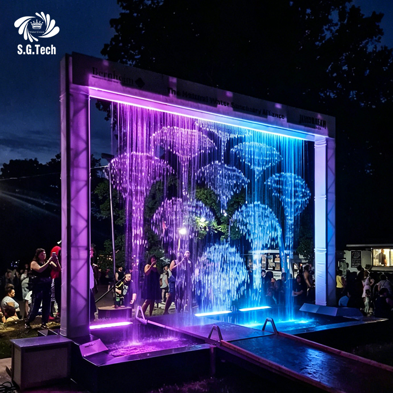 Custom Digital Water Curtains for Hotels & Landscaping | Guangdong ...