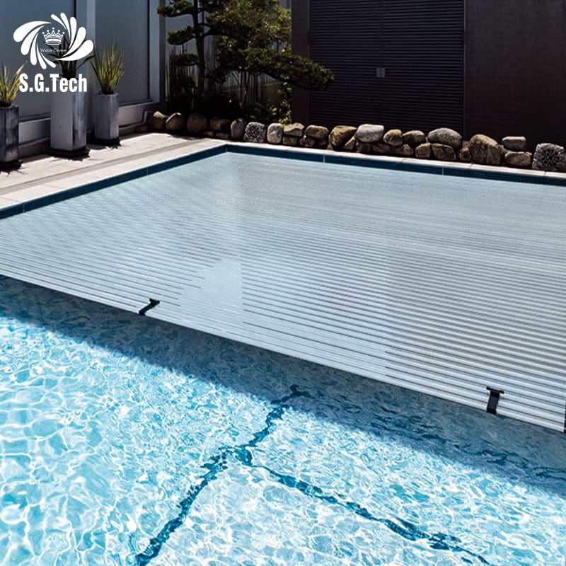 Water Crown Automatic Retractable PC Pool Shell – Exact Fit, UV Deflecting & Enduring Build for Villa & Hotel Resort Grounds