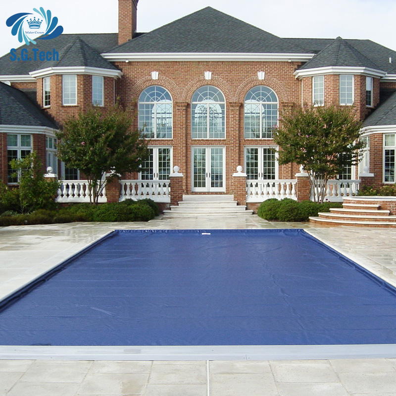 Water Crown's Hydraulic-Operated PVC Cover Delivers Superior Strength and Safety for Your Swimming Pool