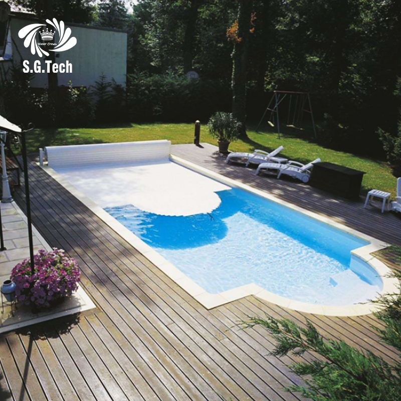 Water Crown Factory Direct High Quality PC Plastic Pool Cover Can Be Used Indoors or Outdoors Automatically for Pools
