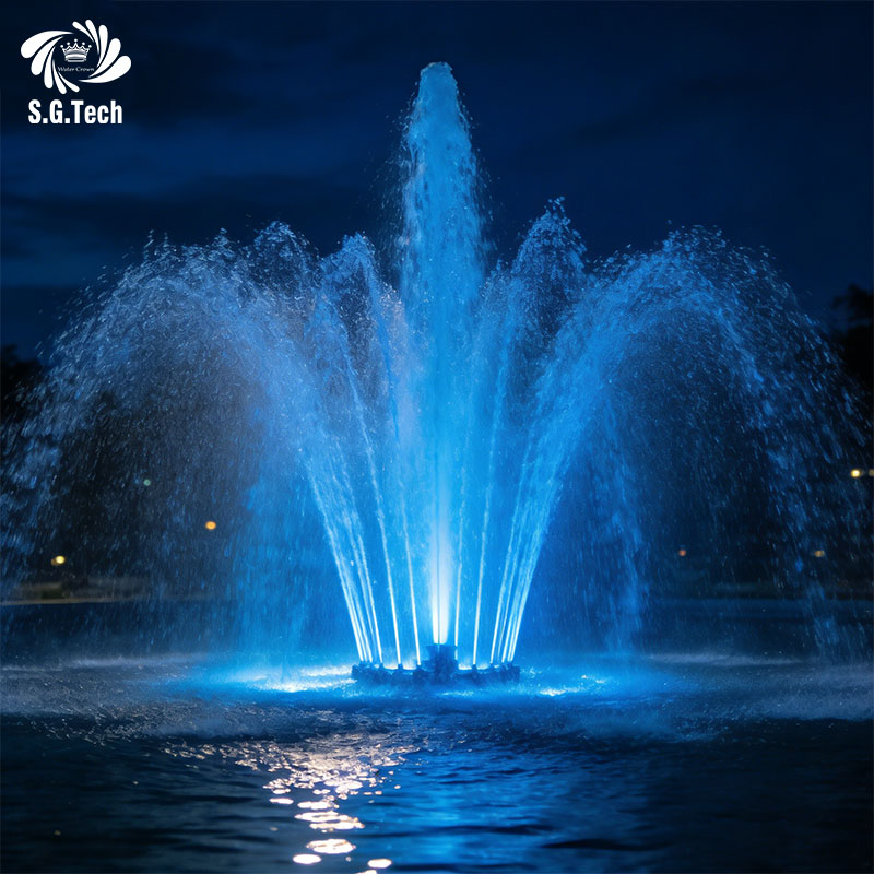 Custom Size Round Stainless Steel Outdoor Fountain Multi-Layer Water Column For Villa Garden Scenic Spot Waterscape Decoration