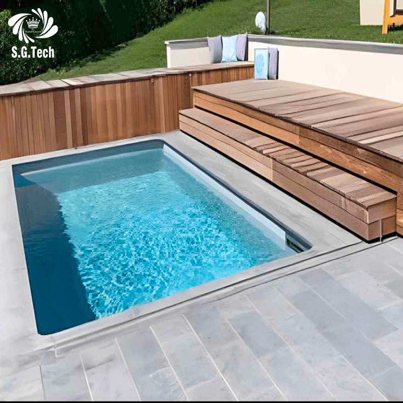 Water Crown Automatic Sliding Pool Cover Stainless Steel Custom Size Swimming Pool Safety Cover Factory Direct Sale