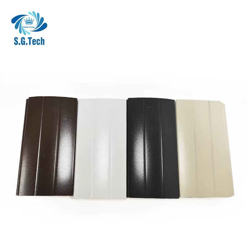 Water Crown Fully Automatic Rolling Shutter Cover with Aluminum Shaft Sturdy and Waterproof for Adults/Children's Swim Pool Use