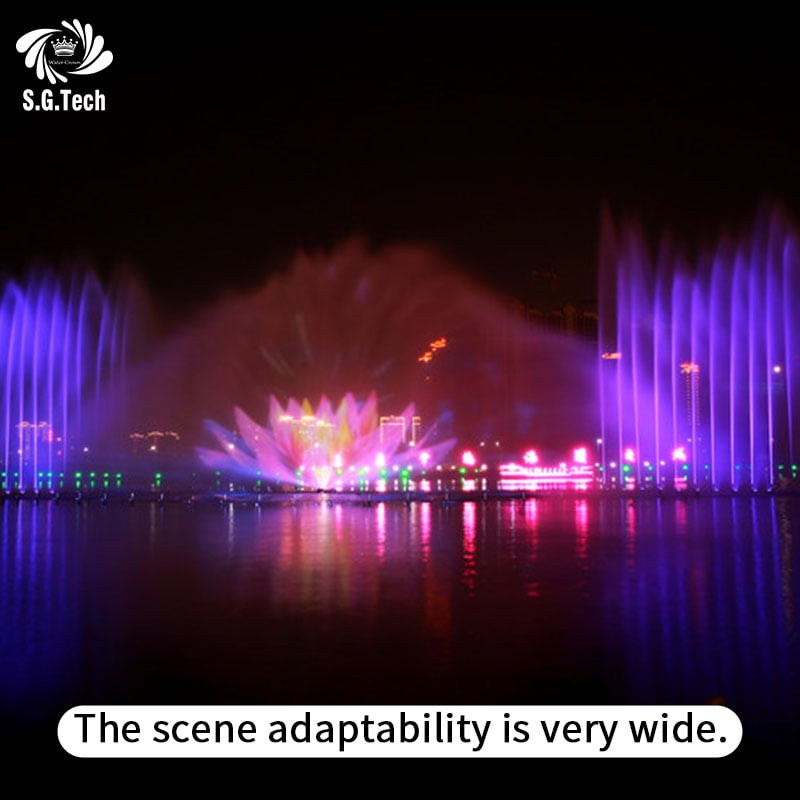 Water Crown Customizable Water Curtain  Stainless Steel Frame, Indoor/Outdoor Decorative Water Feature for Mall & Commercial Spaces