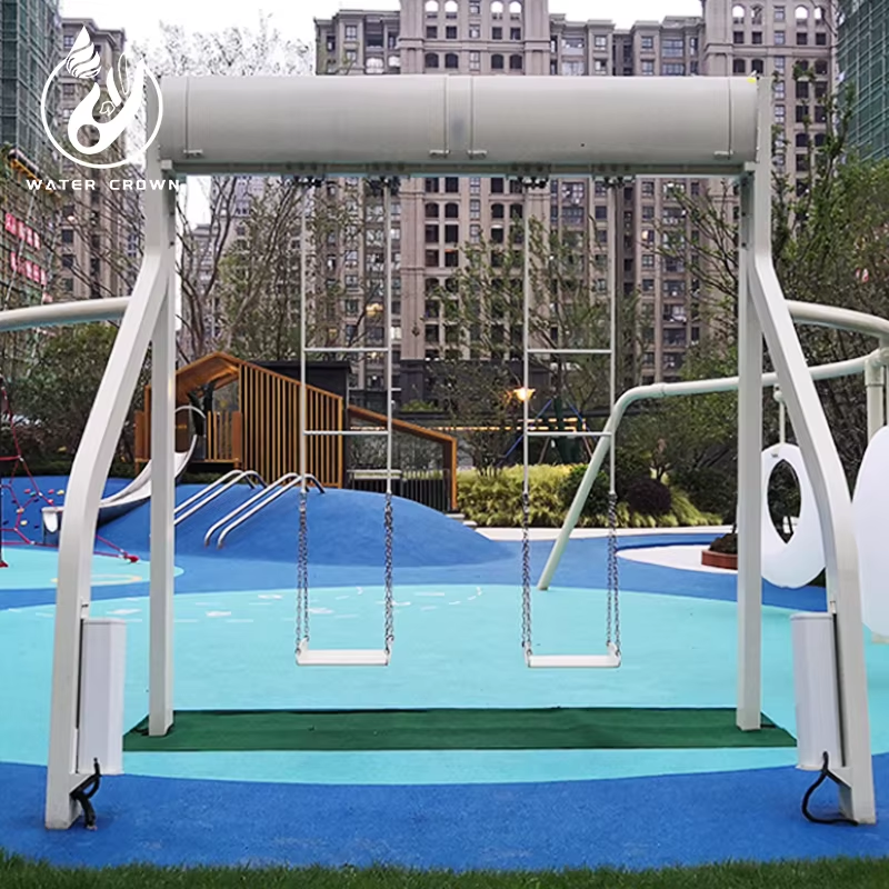 Water Crown Custom-designed Modern Design swing water curtain for outdoor use