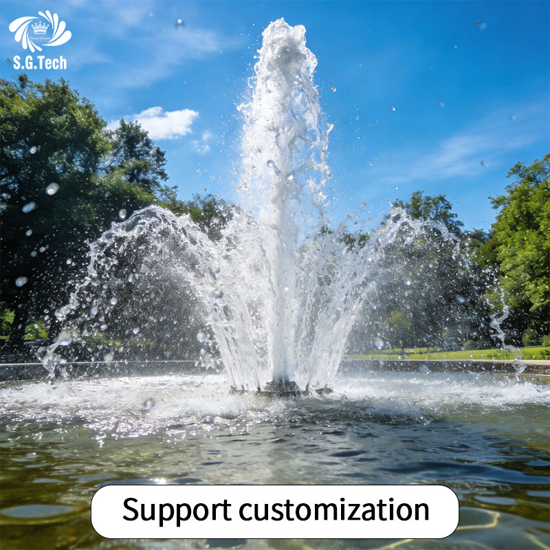 2026 Water Crown Customized Small Garden Fountain Design/size Musical Dancing Water Fountain for Home Decoration