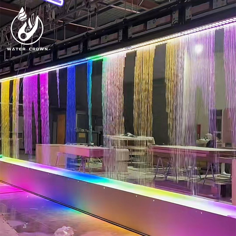 Custom High-End Elegant Water Curtain Fountain Indoor and Outdoor Pool Tools & Accessories for Elegant Landscaping & Decking