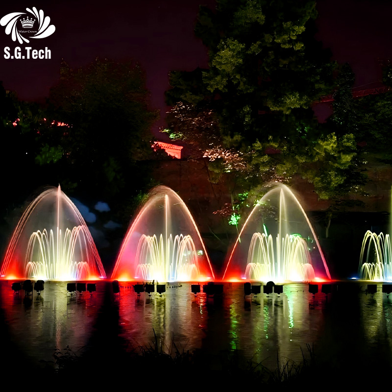 2025 WATER CROWN Ugello Girevole SS304 Getto d'Acqua per Fontana Musicale Danzante di Grandi Dimensioni
