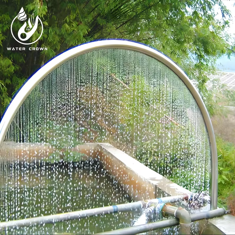 Water Crown  LED Lighting Rain Curtain 304 Stainless Steel Suitable for Garden Lake Hotel