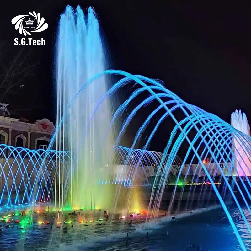 Water Crown Factory Customized 1.5-3m Water Spray Height Jumping Fountain Laminar Jet for Outdoor/Indoor Use